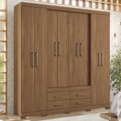 ROPERO NAPOLES  8 PUERTAS
Jatoba/Jatoba